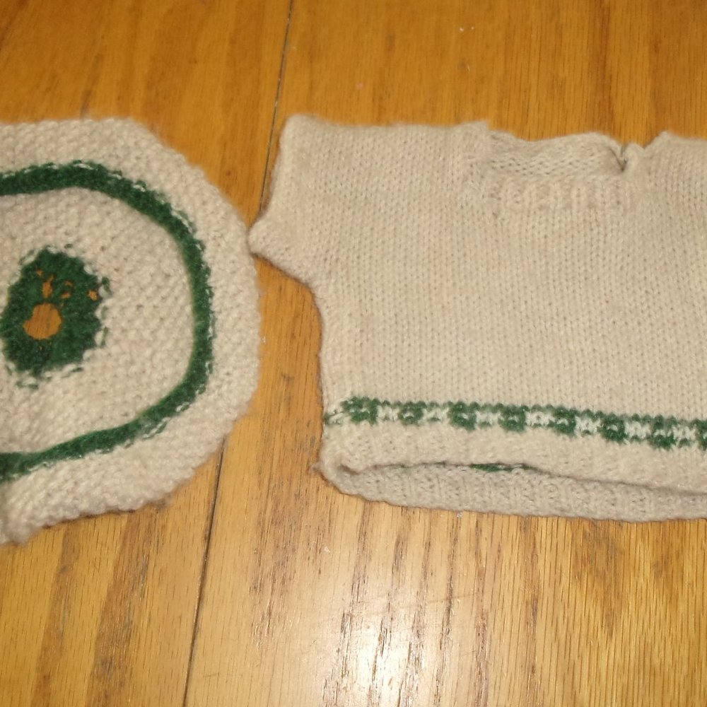 Terri Lee doll clothes untagged knit sweater hat